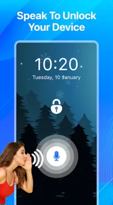 Voice Lock Screen Pin Pattern android App screenshot 6